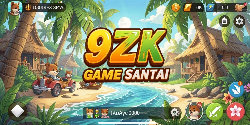 Tangkapan layar menampilkan gameplay seru dan sederhana dari 9ZK.