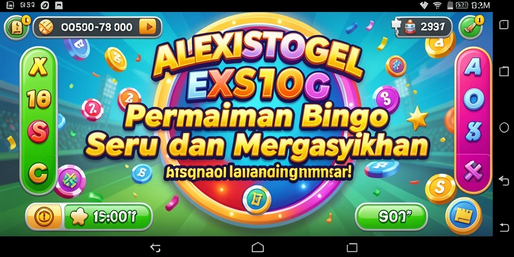 Tampilan gameplay menarik dari ALEXISTOGEL saat pemain bermain Bingo.