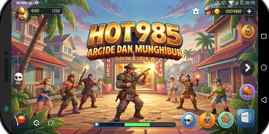 Tampilan gameplay seru dalam HOT985 yang penuh tantangan dan kesenangan.