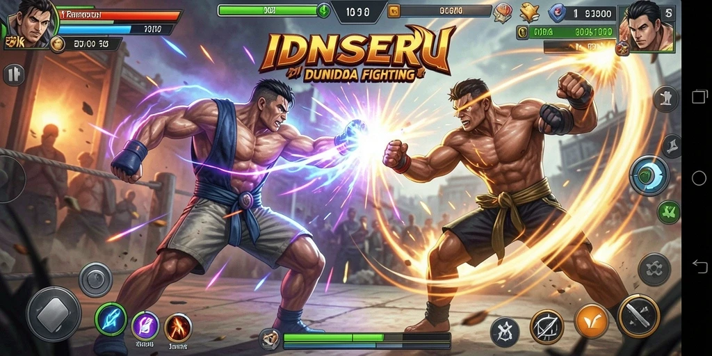 Tampilan gameplay berdarah dan penuh aksi di IDNSERU.