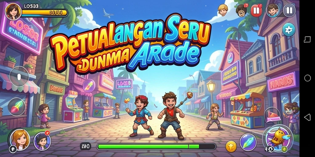 Screenshot menunjukkan aksi mendebarkan dalam gameplay LOS303.