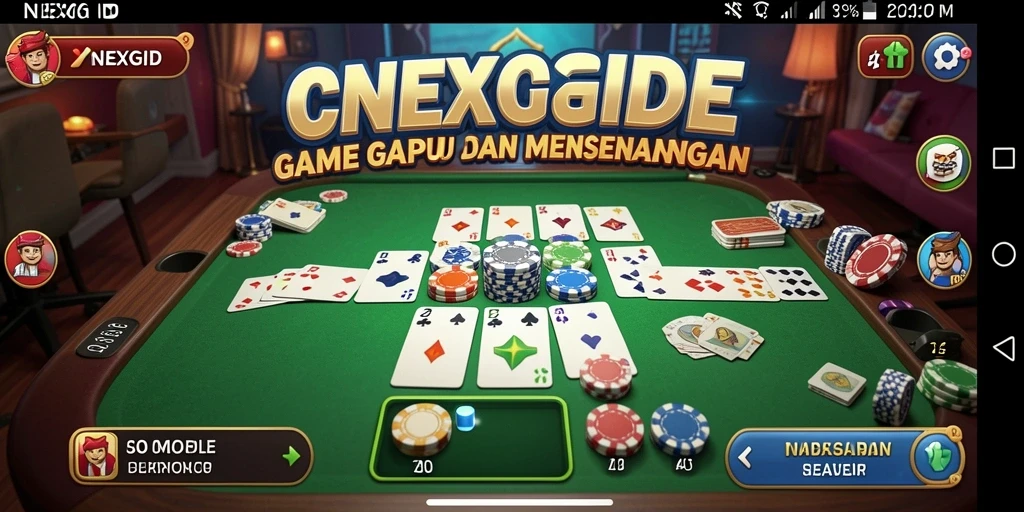 Tampilan gameplay Gaple yang menarik dan interaktif.